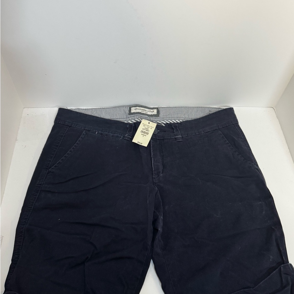 Abercrombie & Fitch Dark Navy Women's Bermudas
